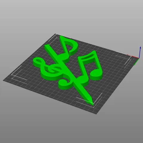 Musical Note Plant Support