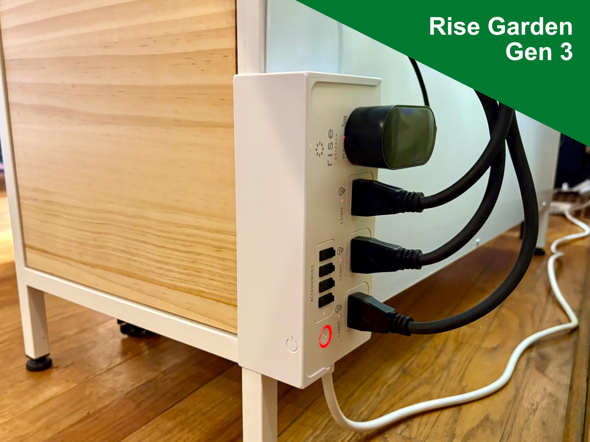 Power Strip Mount for Rise Garden Gen 3