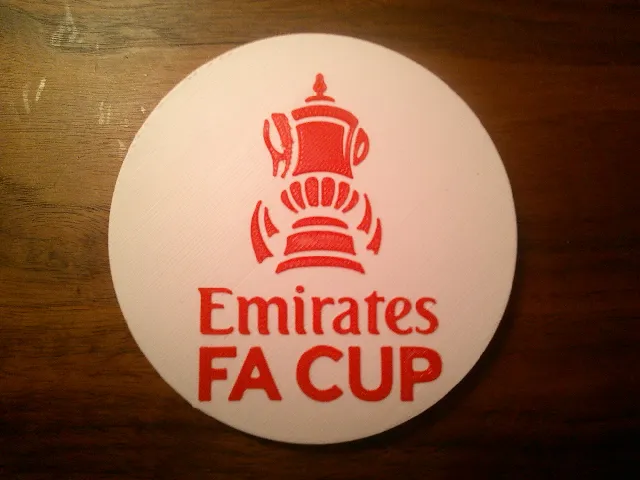 Emarites FA Cup Logo Coaster or Palque