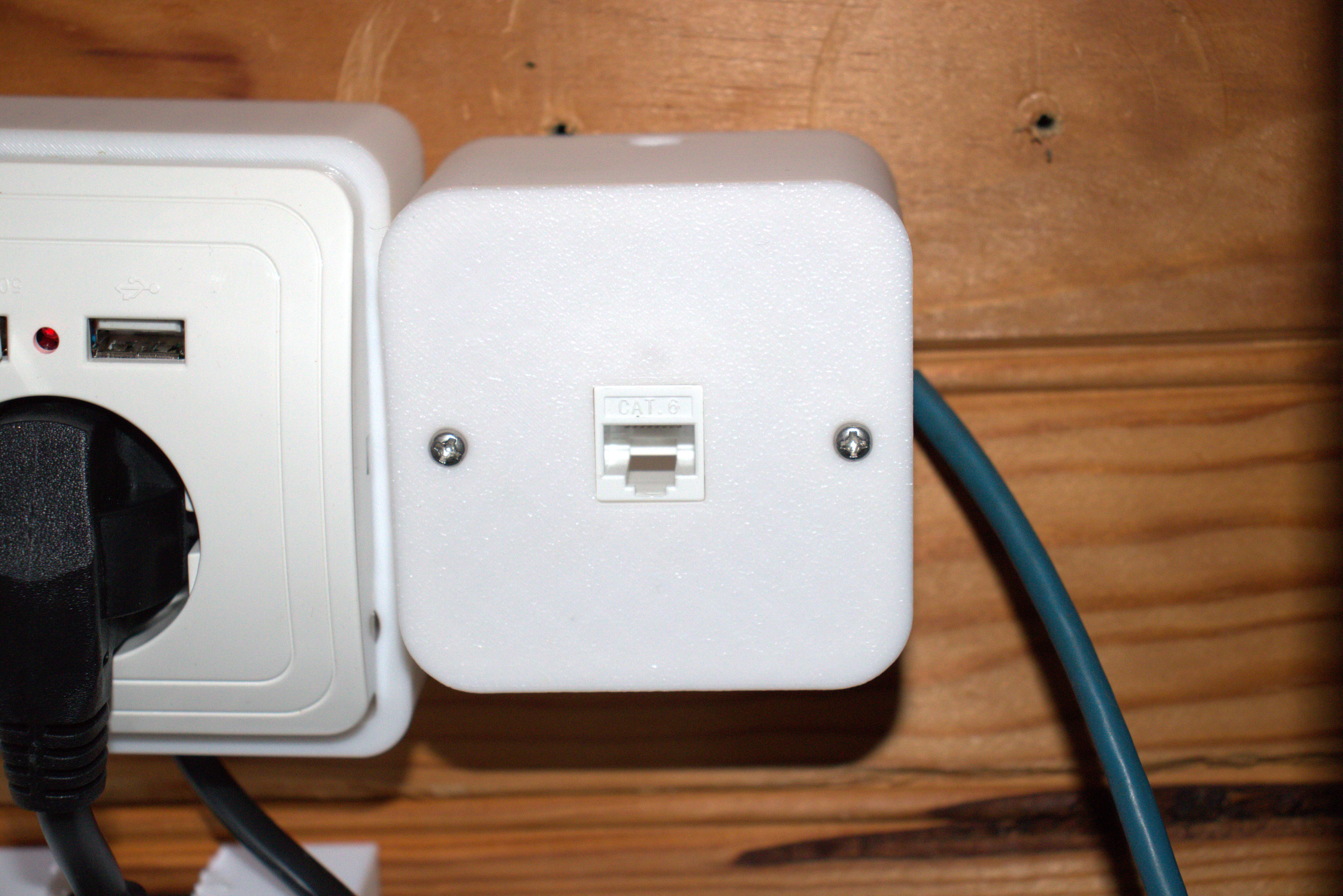 Ethernet wall socket rj45