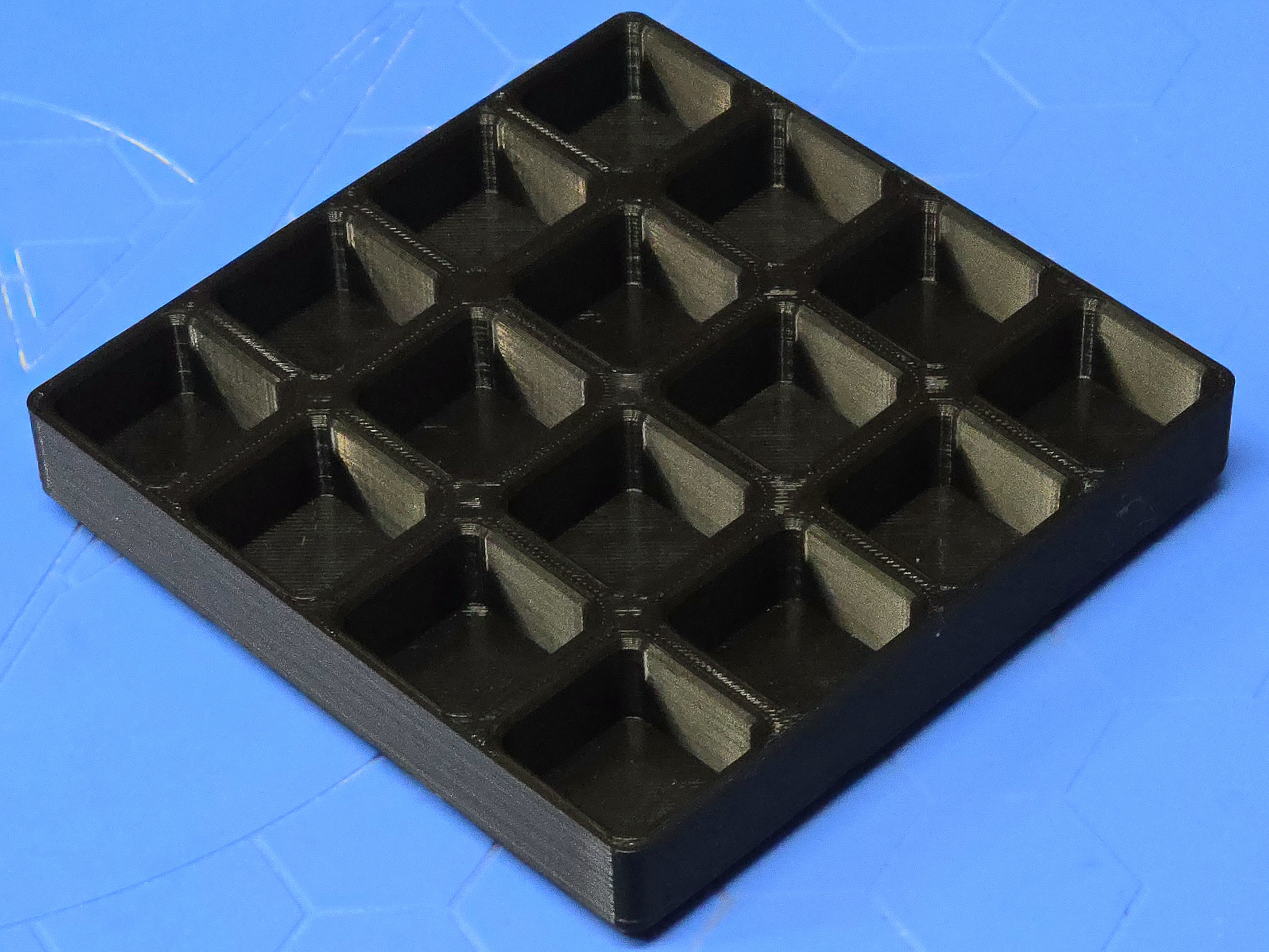 Gridfinity 24mm Resistor Storage Rack