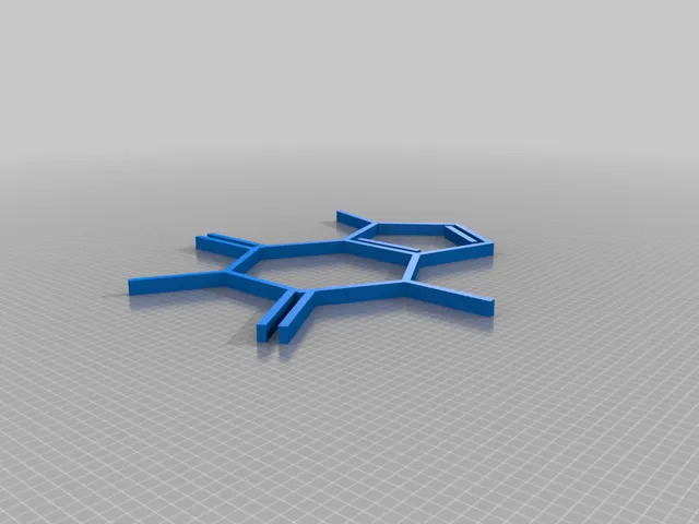 Caffeine Molecule Wall Art (Abstract)