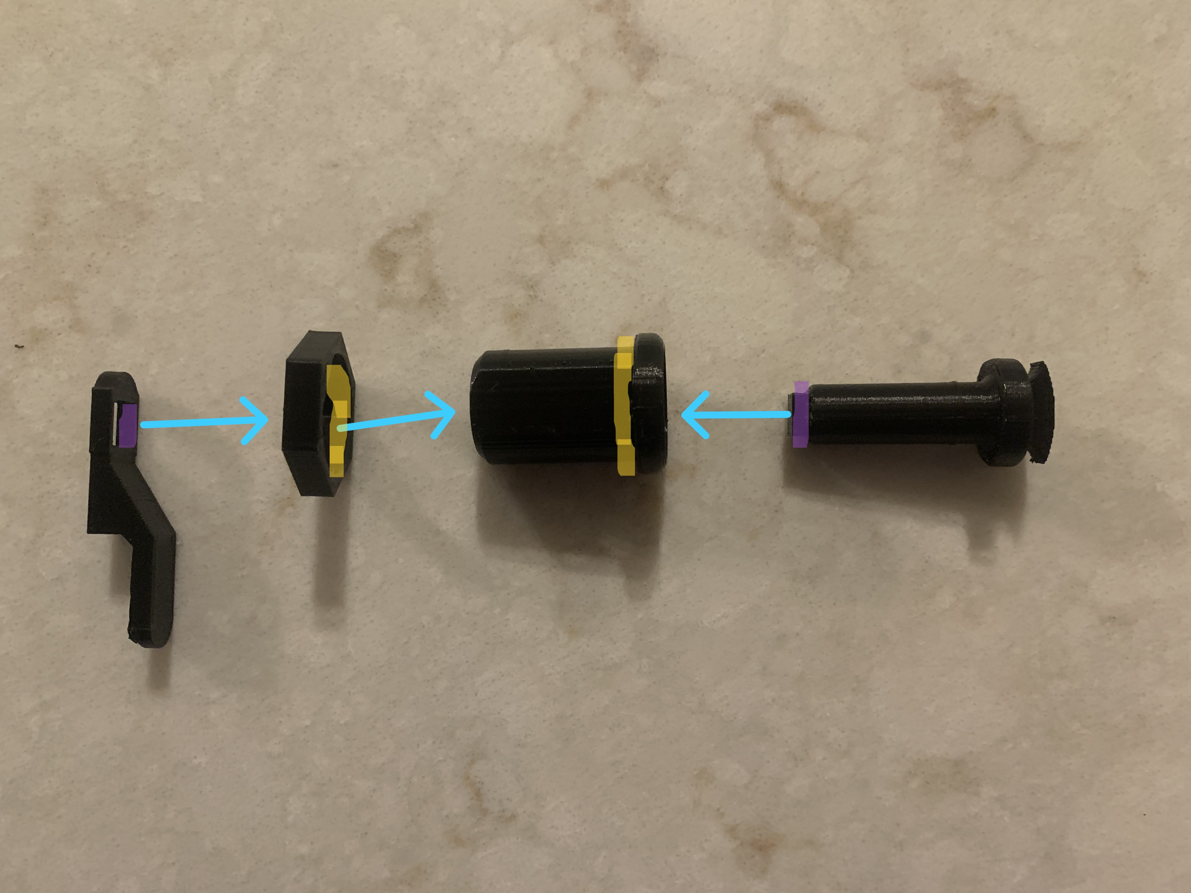 RV/Camper Compartment Latch by KOTA CAD Download free STL model