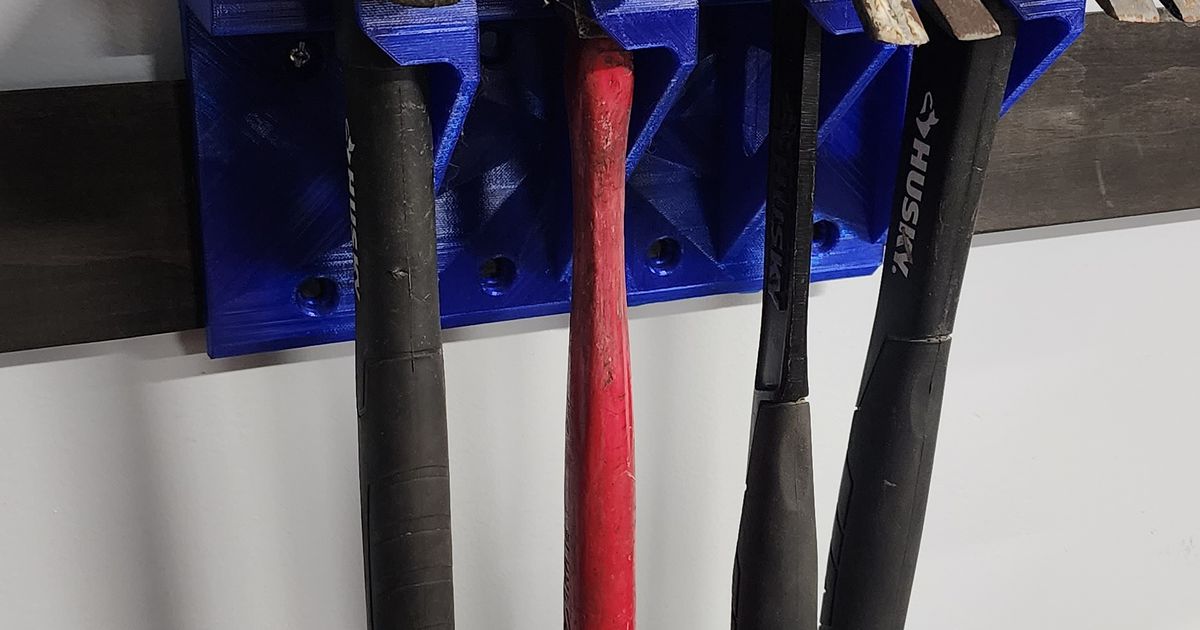 Hammer holder by Ryan | Download free STL model | Printables.com