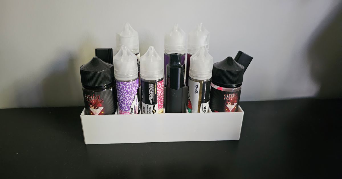 60 + 120ml EJuice Holder by Jacob Mead Download free STL model