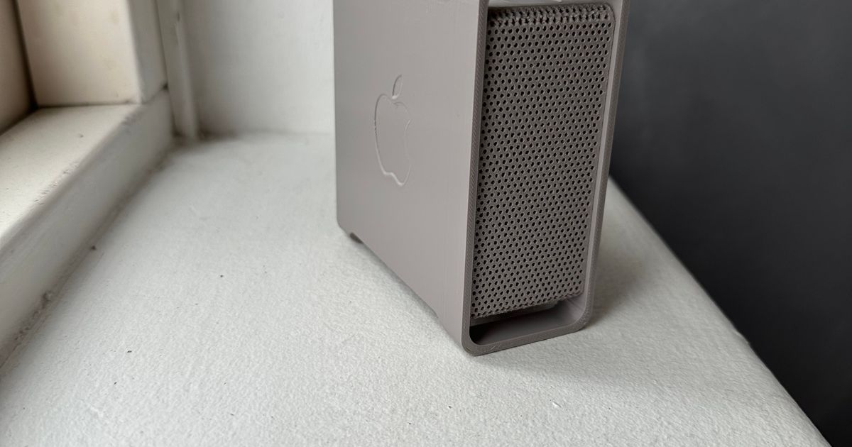 Appleberry G5 - Raspberry Pi 3B / 4B in Apple Power Mac G5 case by  MroznyHipis, Download free STL model