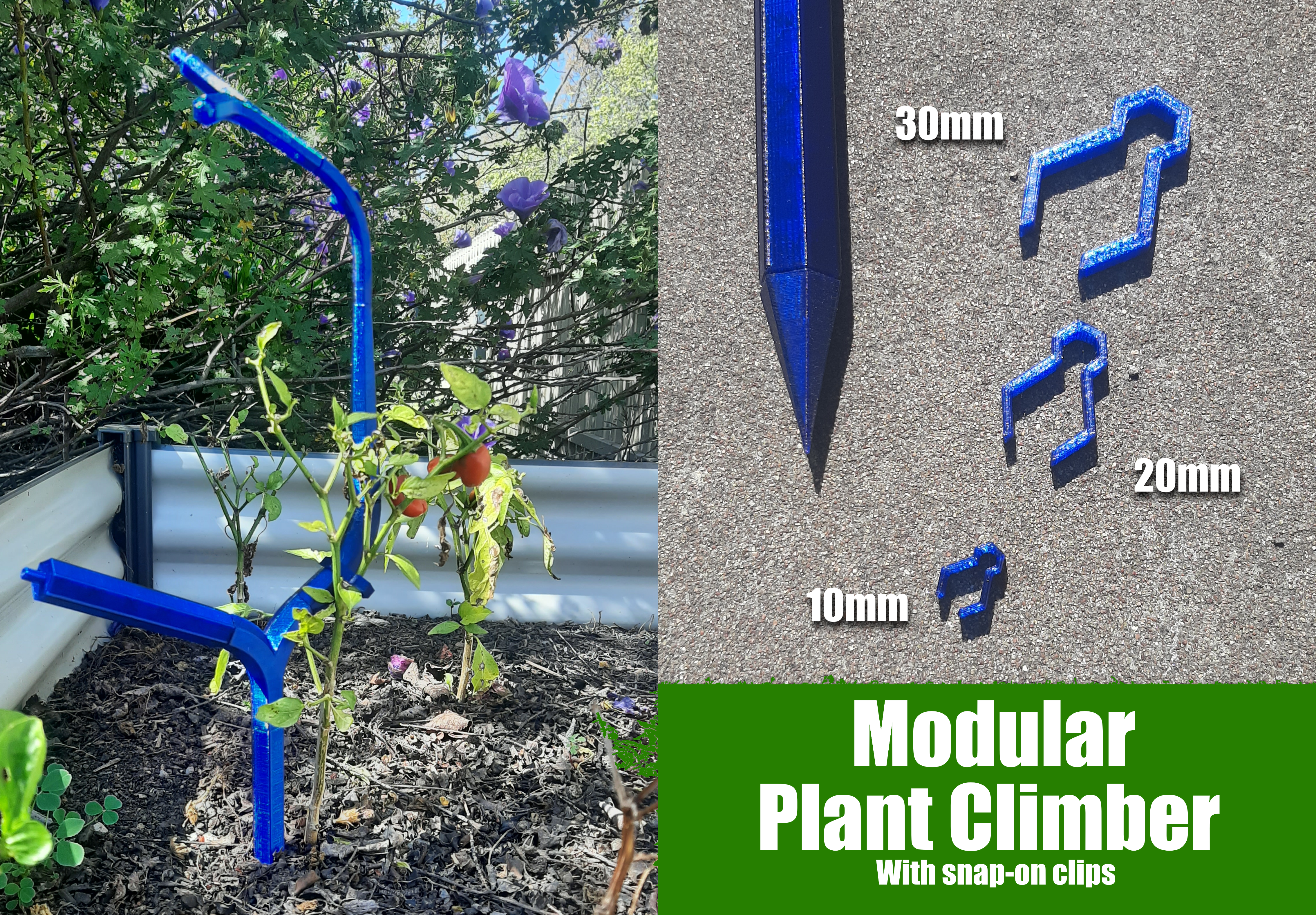 Modular Hexagonal Plant Supports