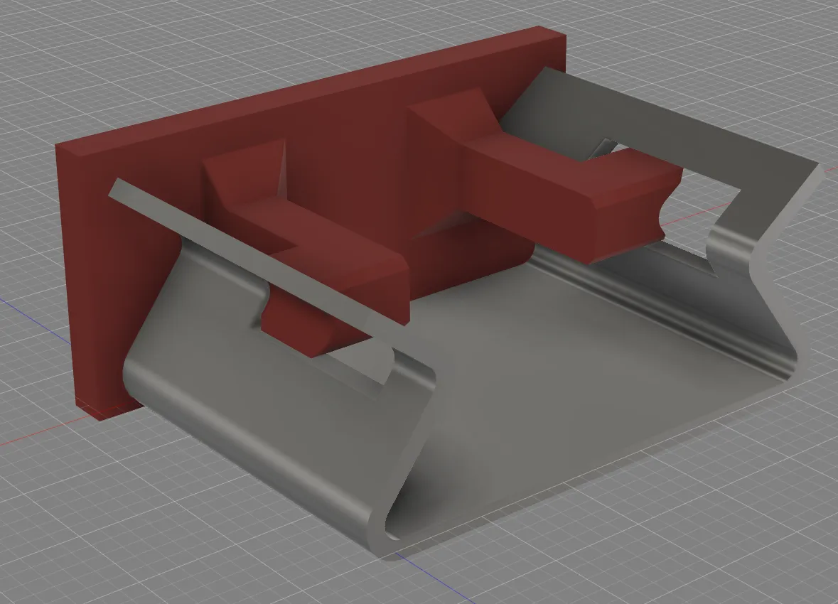 Dishwasher Top Rack Stop Clip by Bert | Download free STL model |  Printables.com