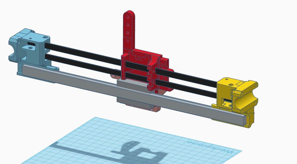 Miniatura 2 do modelo 3D Hypercube Linear Rail X Axis