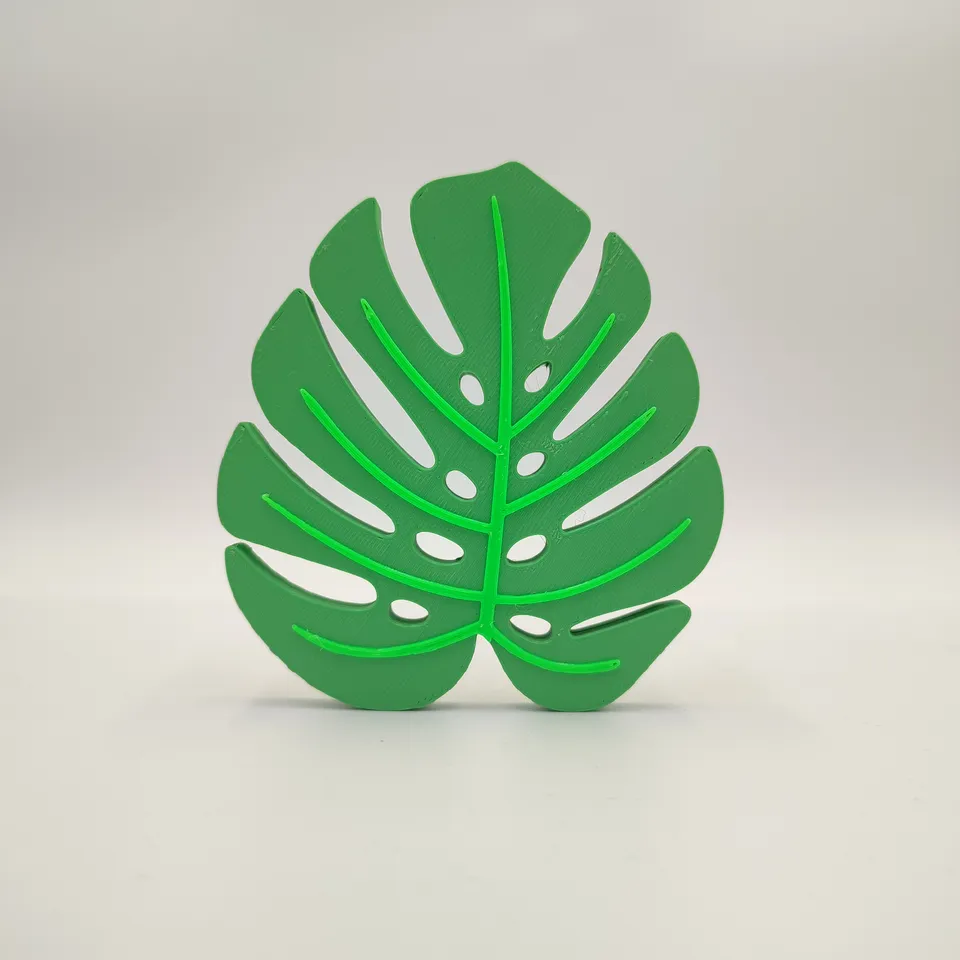 Monstera Coaster by Bamingo Design Printables Store