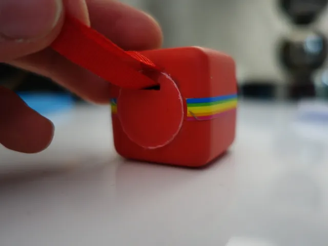 Polaroid cube camera backplate