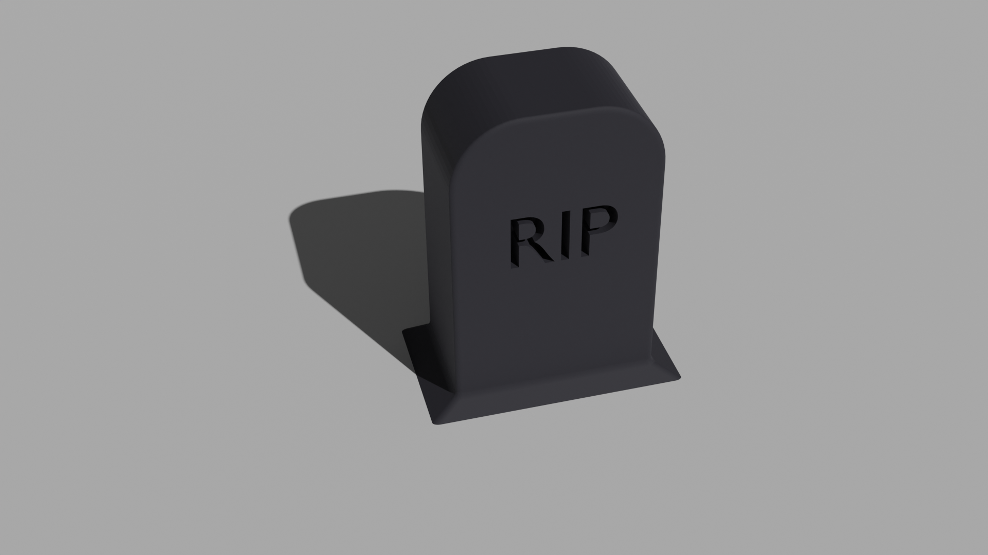 Simple gravestone