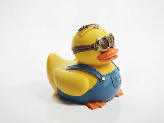 Rubber Duck Minion Figurine Bath Toy 3D Printable