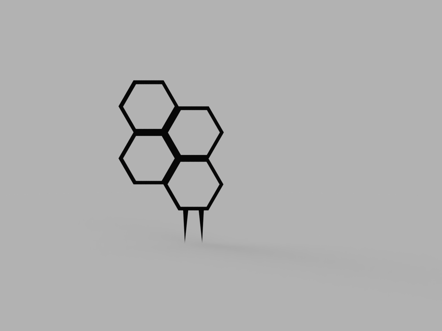 Modular hexagon plant support