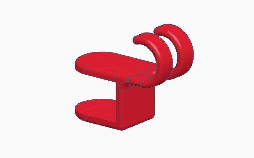 Miniatura 11 do modelo 3D Support de câble pour table - table cable holder