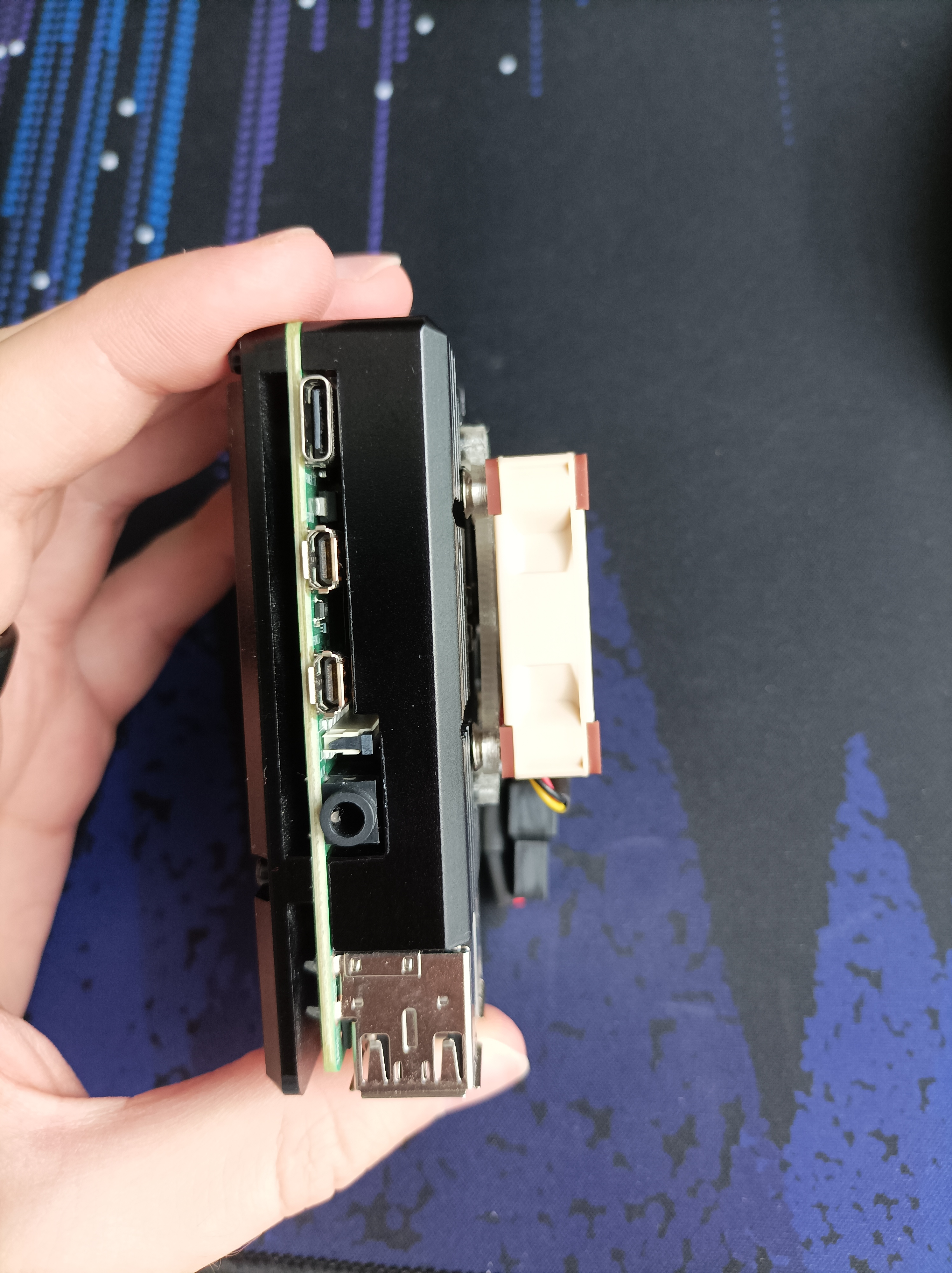 Adapter for RPi 4 justPi Aluminium Radiator to Noctua NF-A4x10 5v by ...