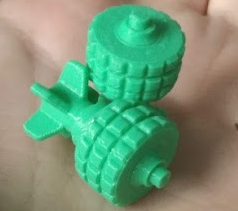 Mortar shell for Print in Place Rocket Launcher