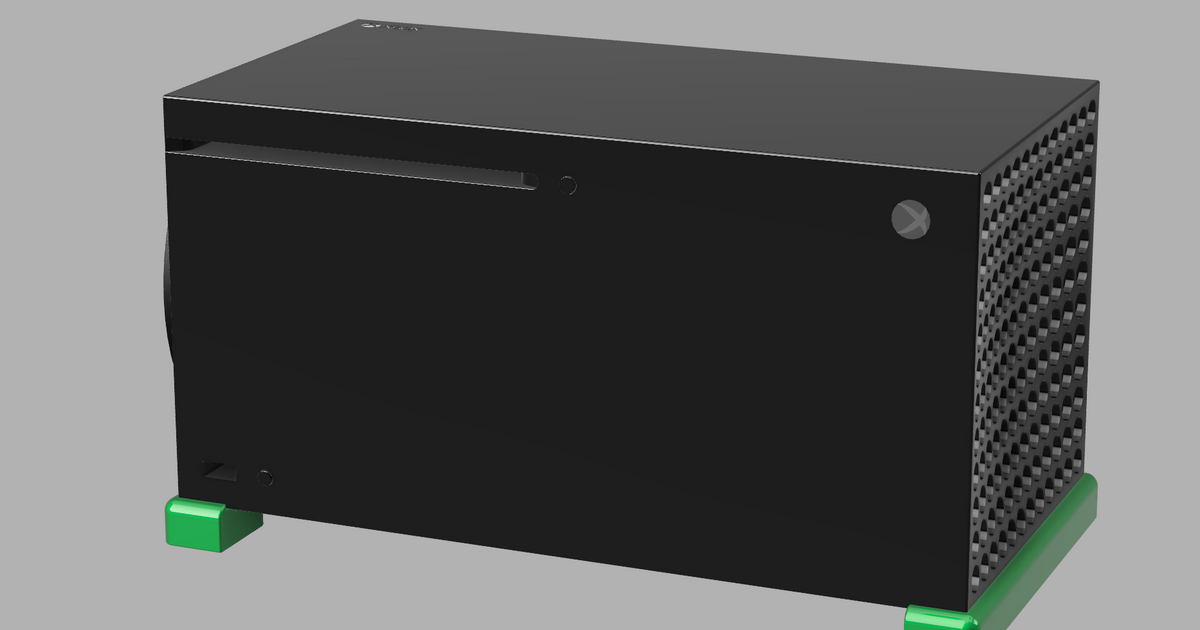 Xbox Series X Riser by Guilouz | Download free STL model | Printables.com