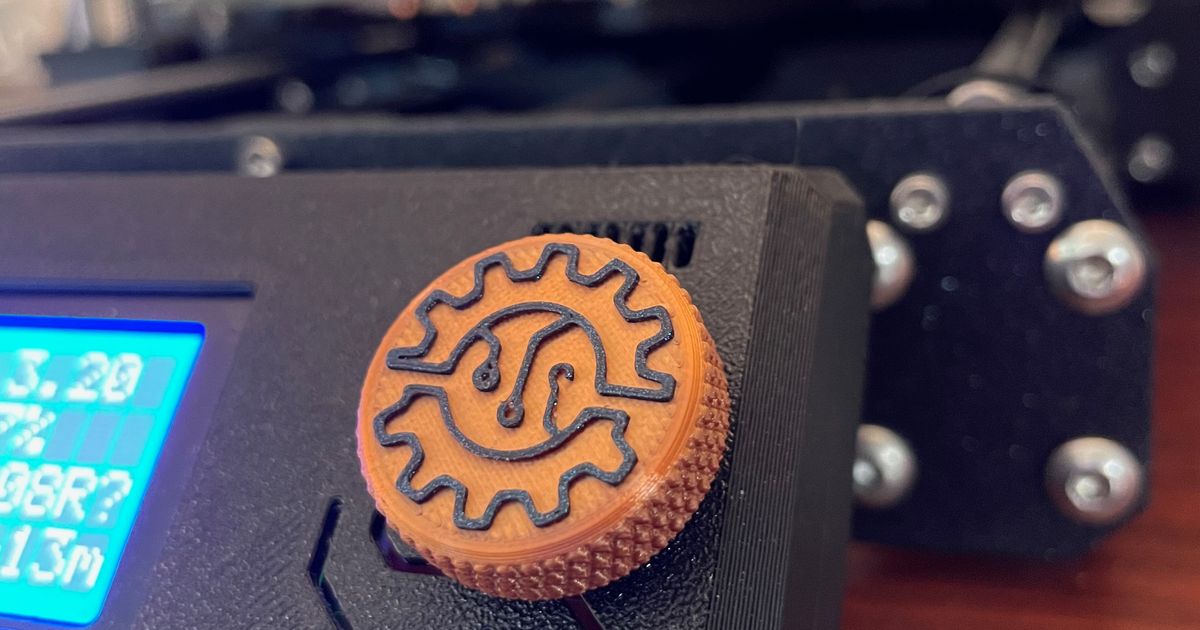 Customizable Printer Knob by Sam Baker | Download free STL model | Printables.com