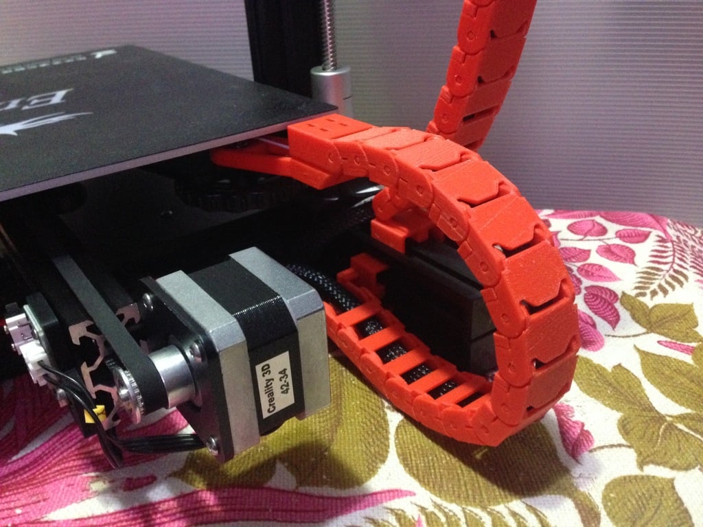 Ender 3 Cable Chain 3D model thumbnail