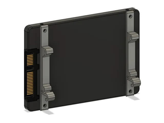 Horizontal SSD DIN Rail Bracket