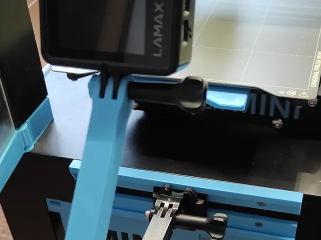 Movable action camera mount