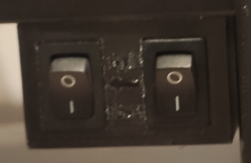 Enclosure for 2 Rocker Switches
