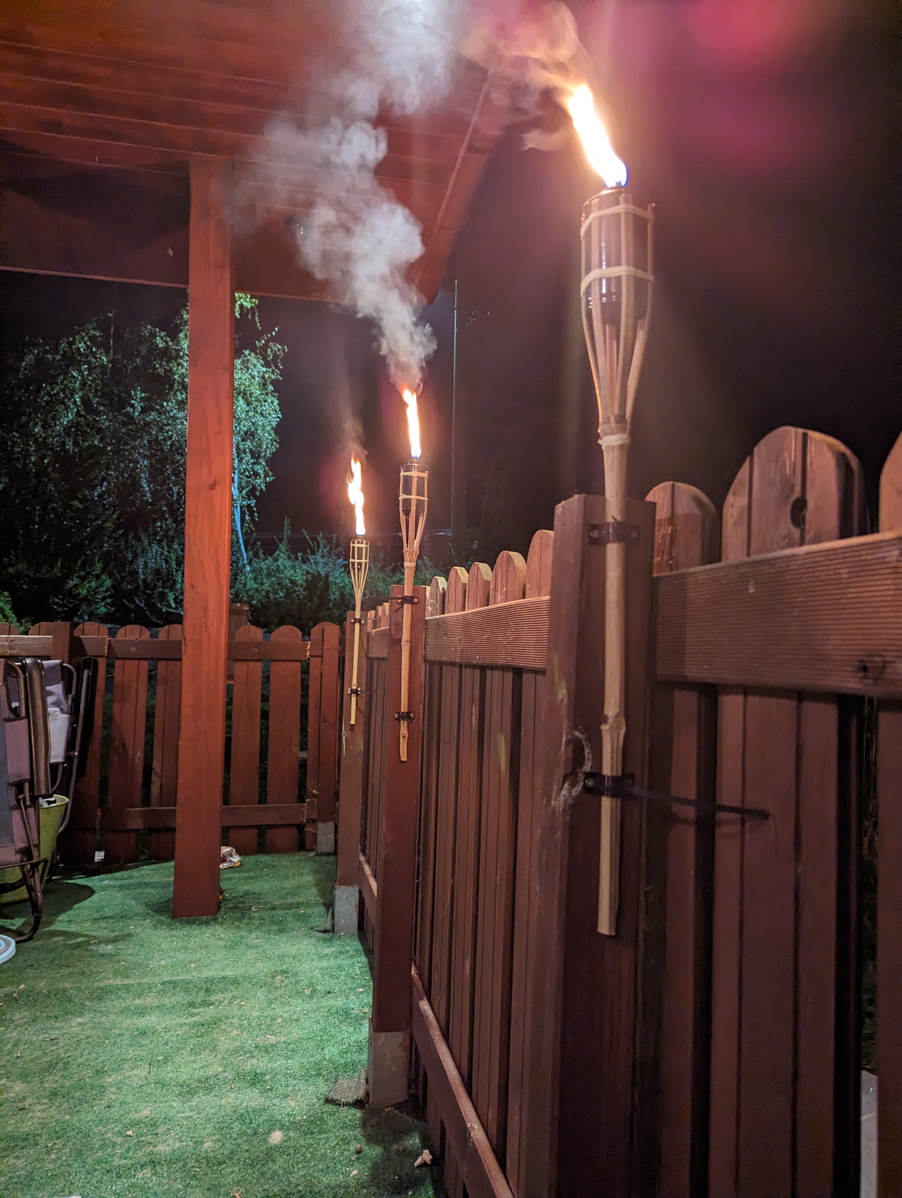 Paramatric Tiki Torch mount (also works for stick and pipe)