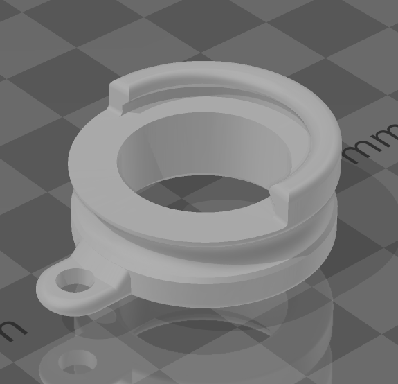 Miniatura 2 do modelo 3D Mobile bottle cap holder