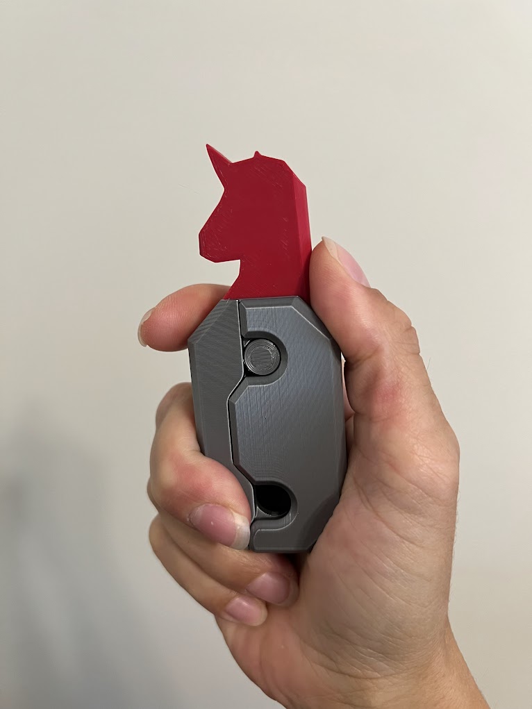 Unicorn Blade for TikTok Gravity Knife