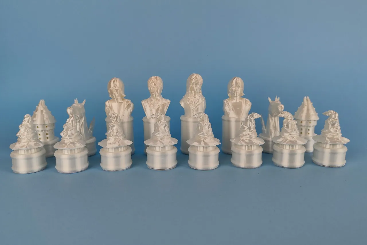 Harry Potter - Chess Figure Set 3D model 3D printable