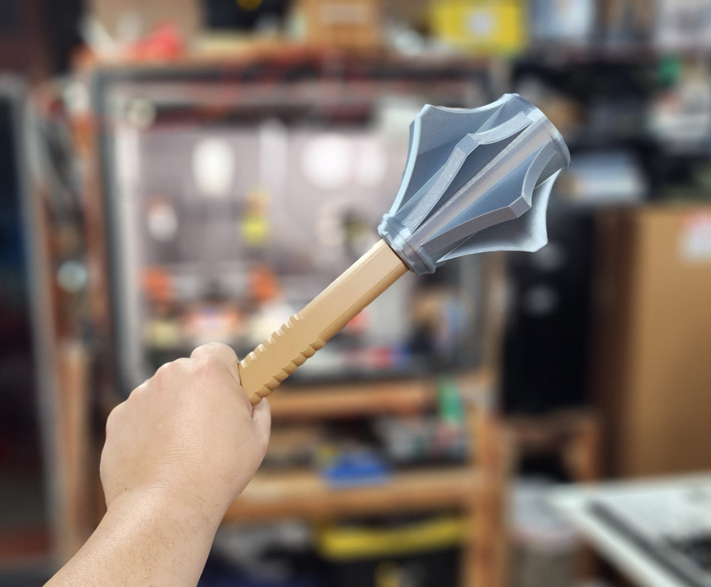 Armor Breaker Mace 2 Piece No Supports by Triple G Download free STL model