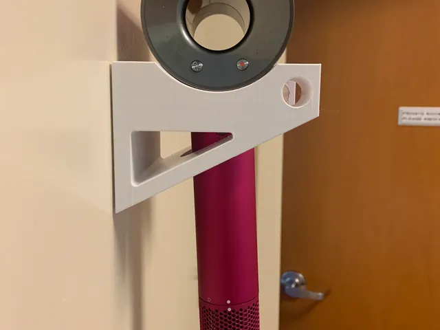 Dyson Supersonic Hairdryer 3D Printable Mount