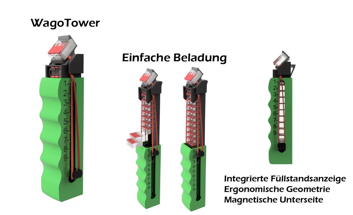 WagoTower - Wago Spender (3er und 5er Klemmen)