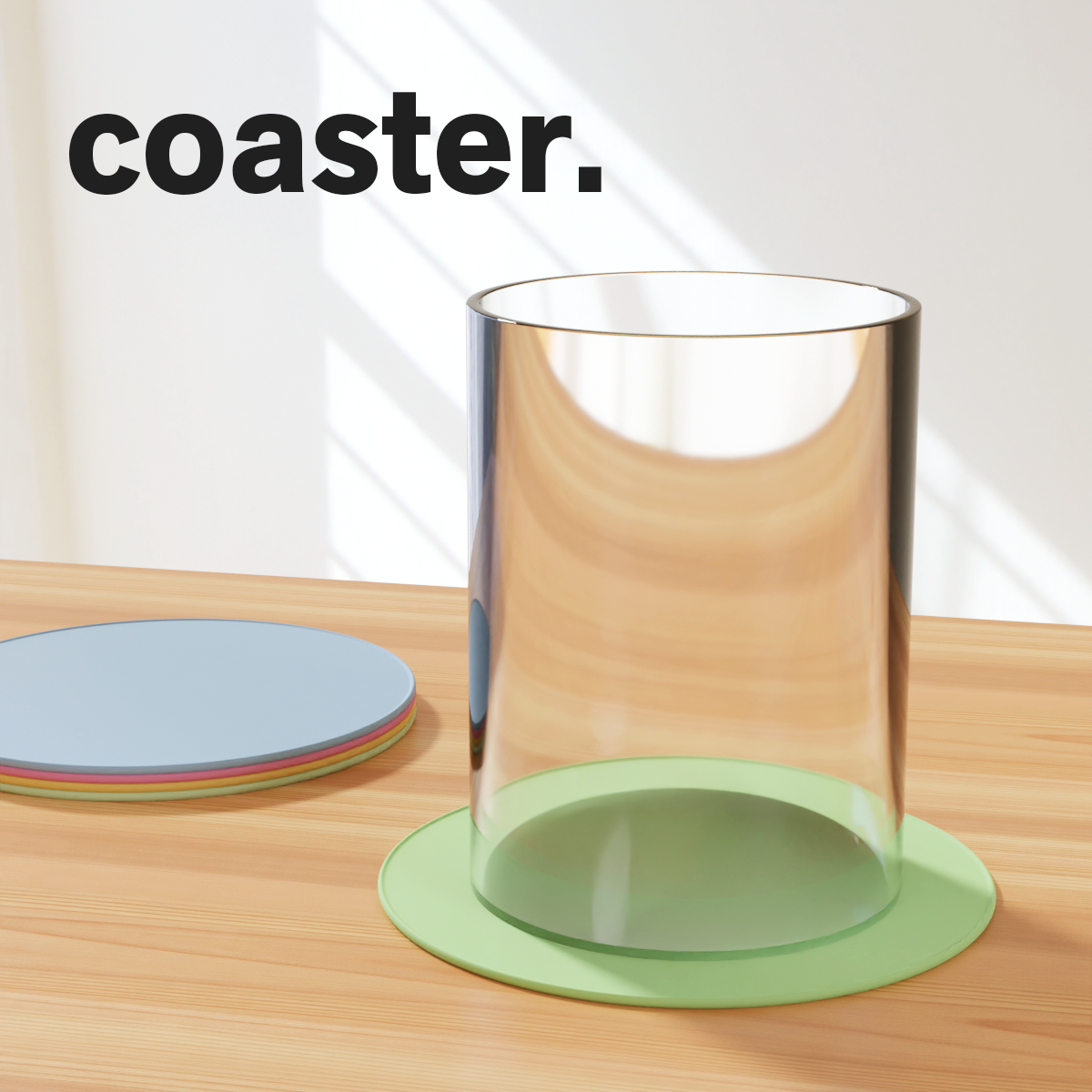 Modern Minimalist Coasters (Stackable)