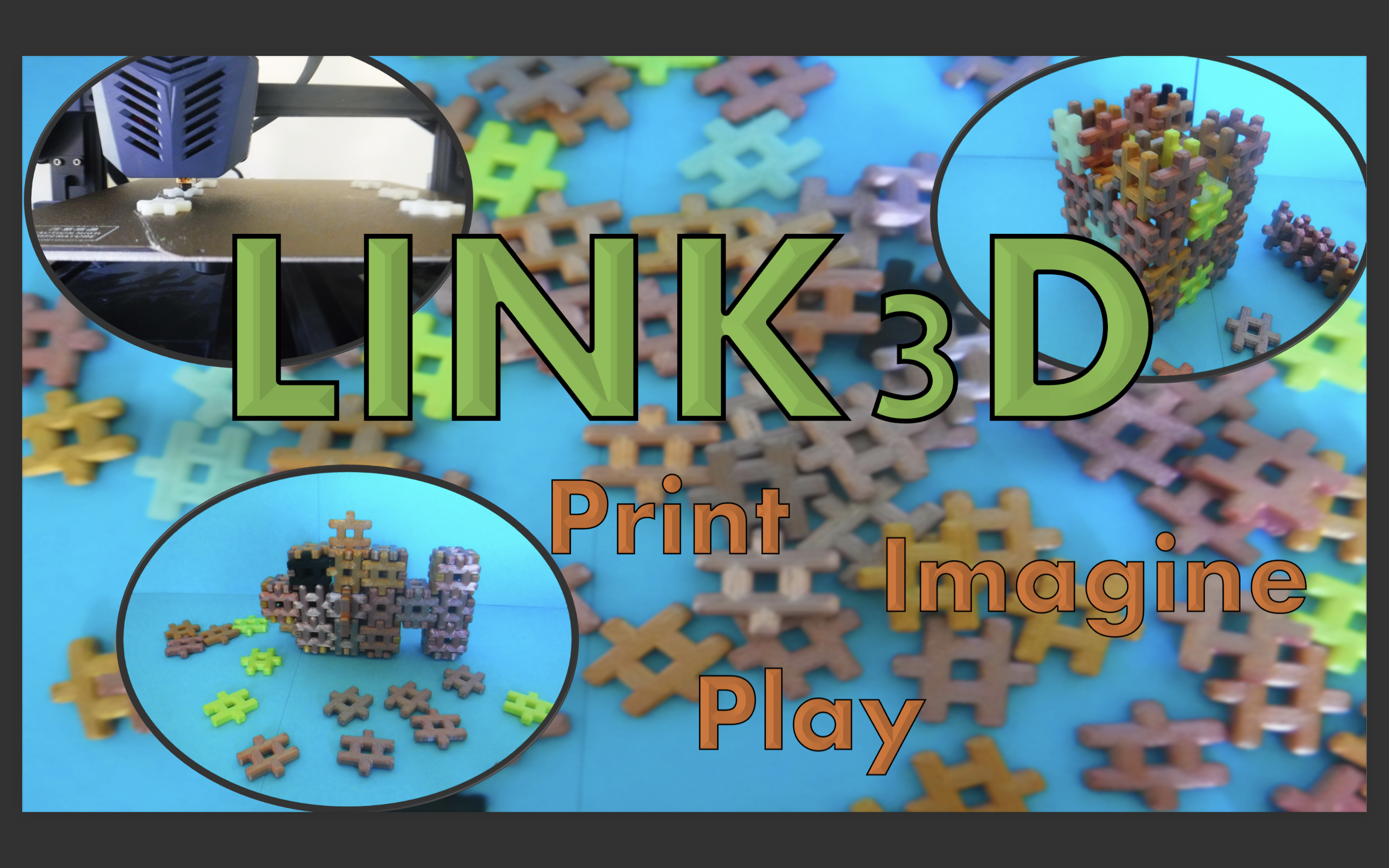 Link3d : The Ultimate Printable Connector Tile Set