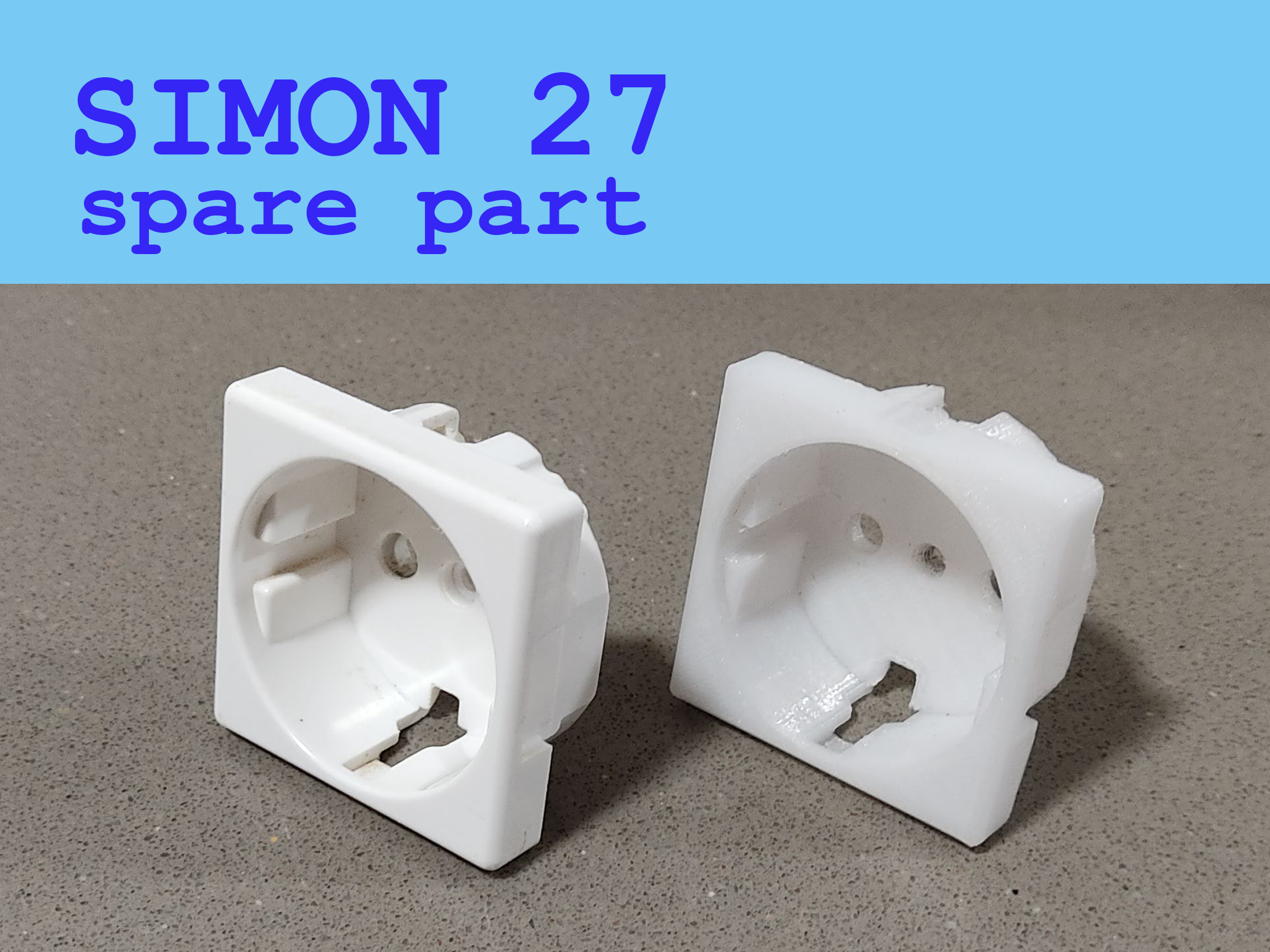 Simon27 Plug Cover Replacement