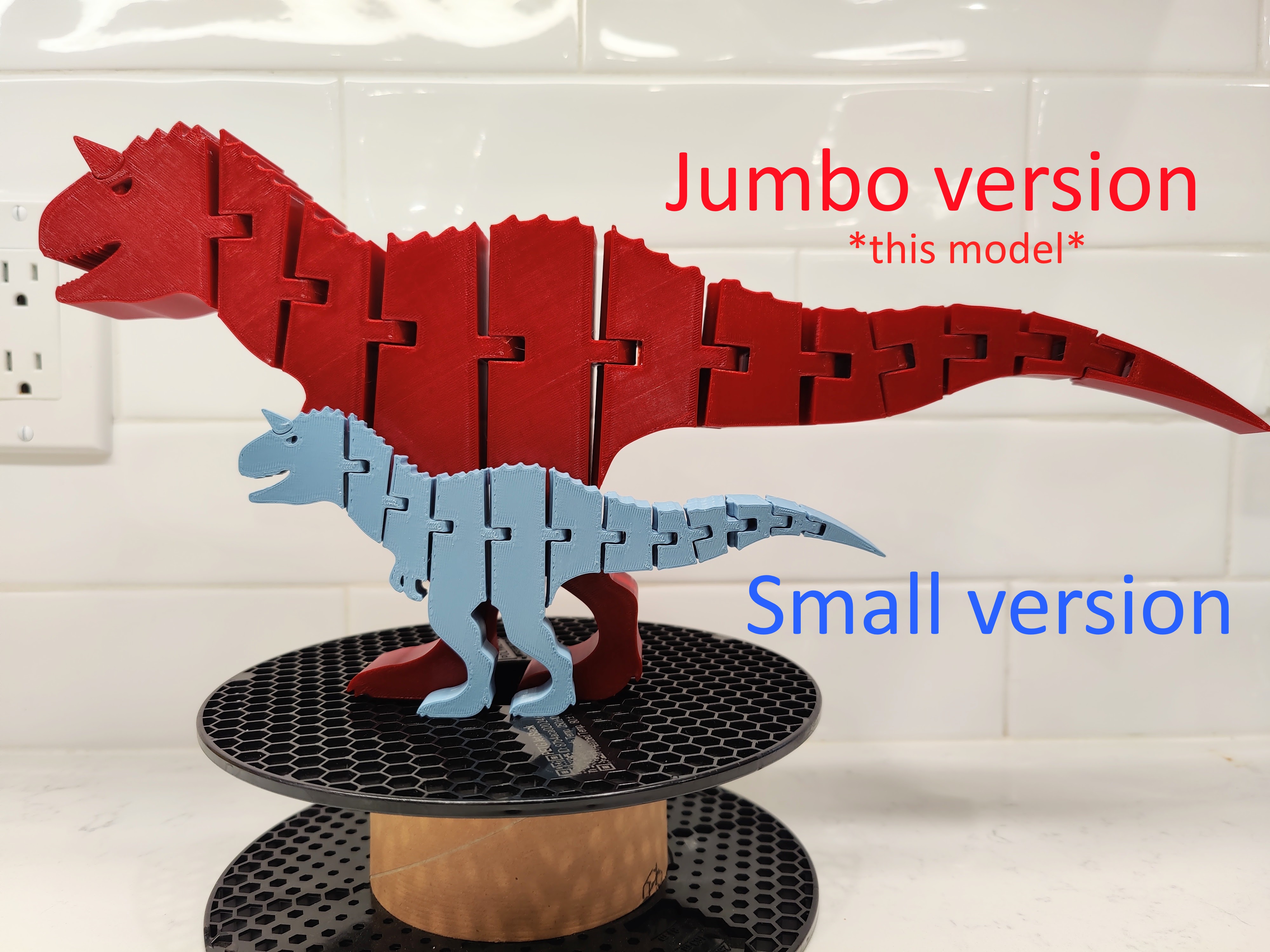 Miniatura 2 do modelo 3D Jumbo Flexi Carnotaurus