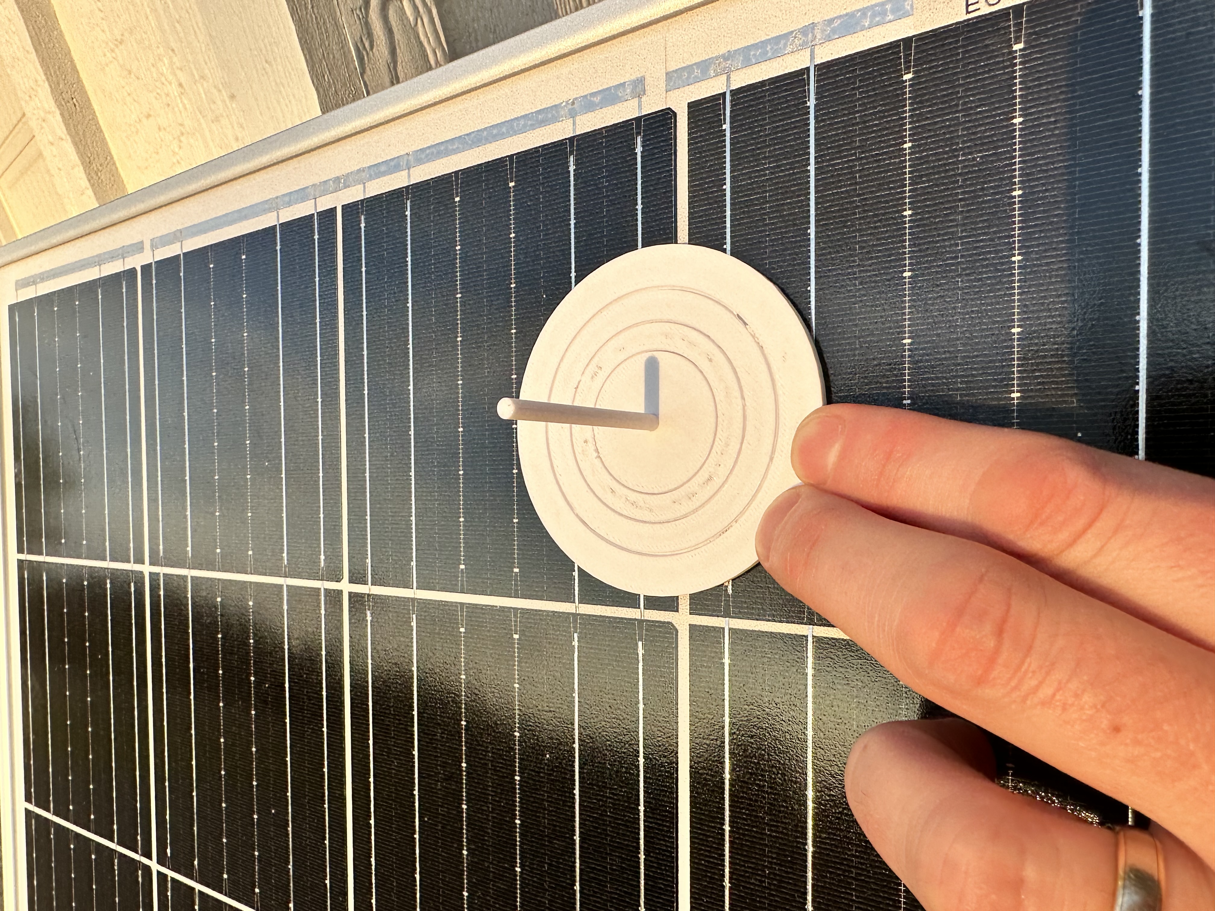 Simple Solar Angle Gauge