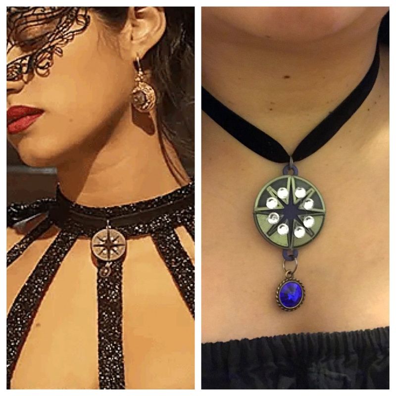 Yennefer of Vengerberg Obsidian Star Pendant by LyraNgalia Download free STL model Printables
