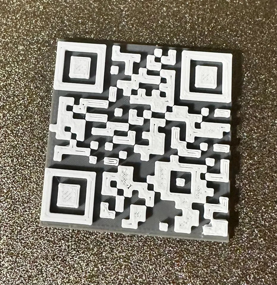 Rick roll qr code with no ads - stickers | Art Print