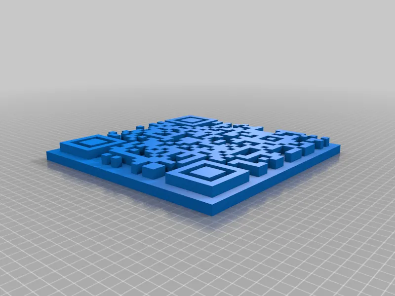 Rick Rolled QR code sign by Wyldkaarde, Download free STL model