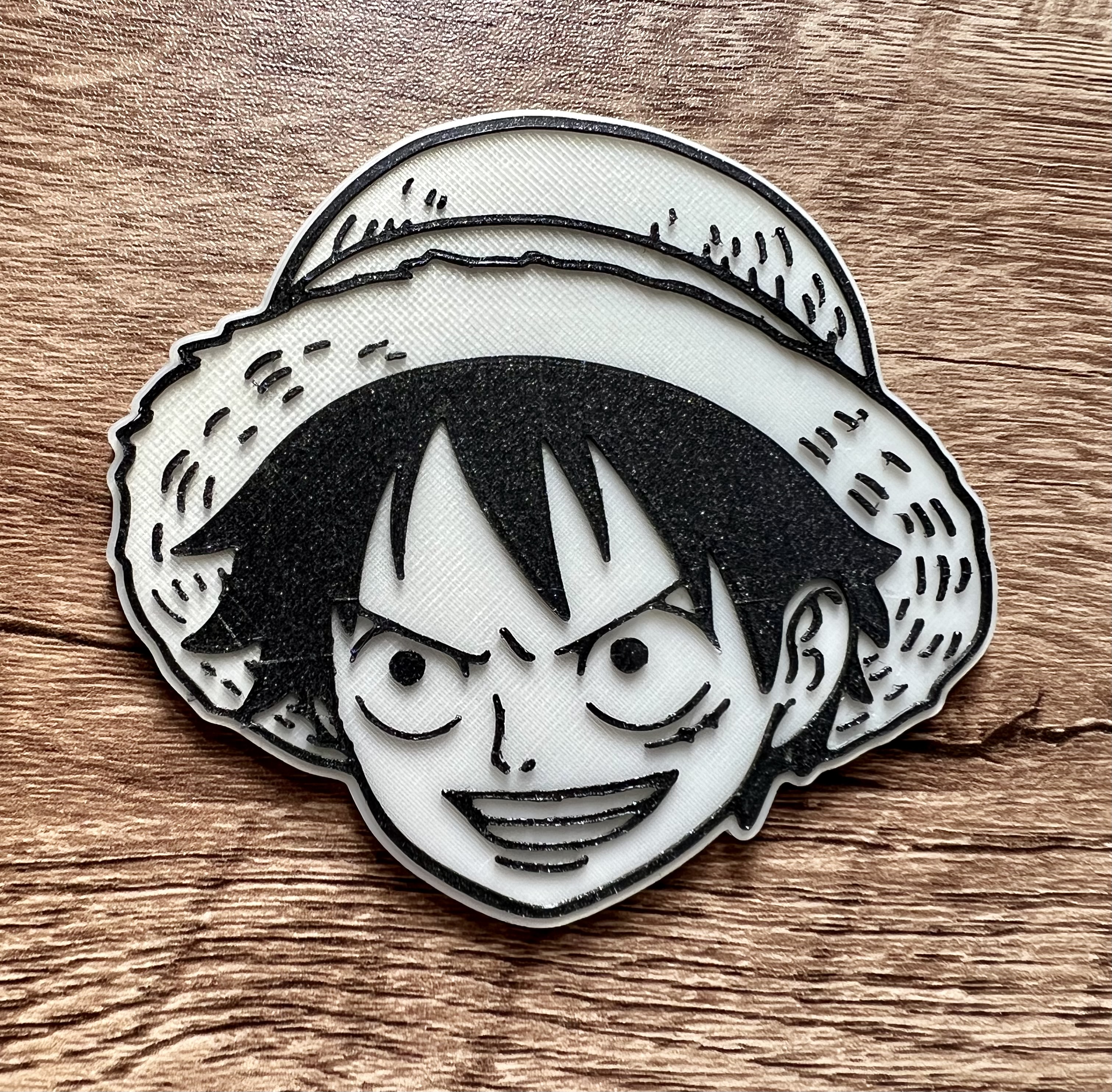 One Piece Luffy Magnet (8x3mm magnets)