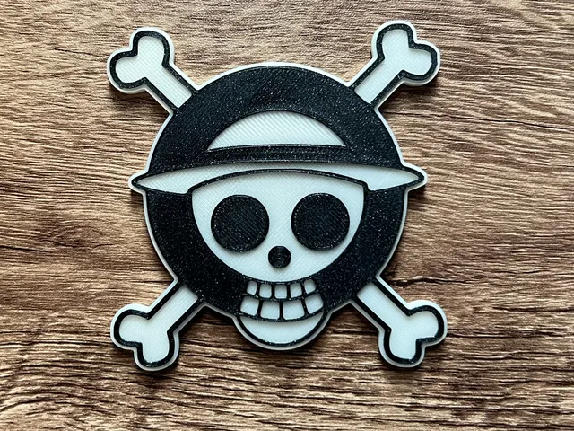One Piece Straw Hat Pirates Mark (8x3mm magnets)