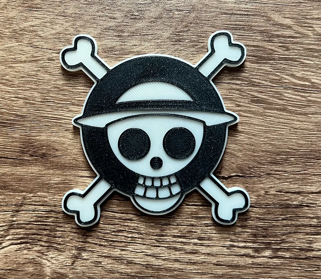One Piece Straw Hat Pirates Mark (8x3mm magnets) by omiedude