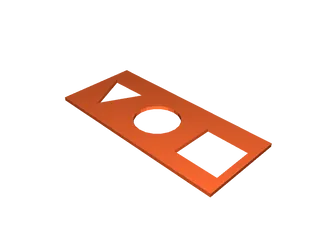 Shape Stencil by Shakurityzone | Download free STL model | Printables.com