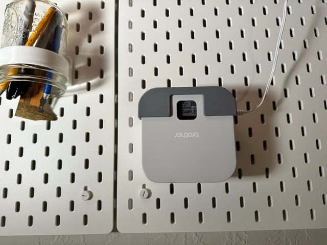 Skadis Brother P-Touch Label Printer Holder