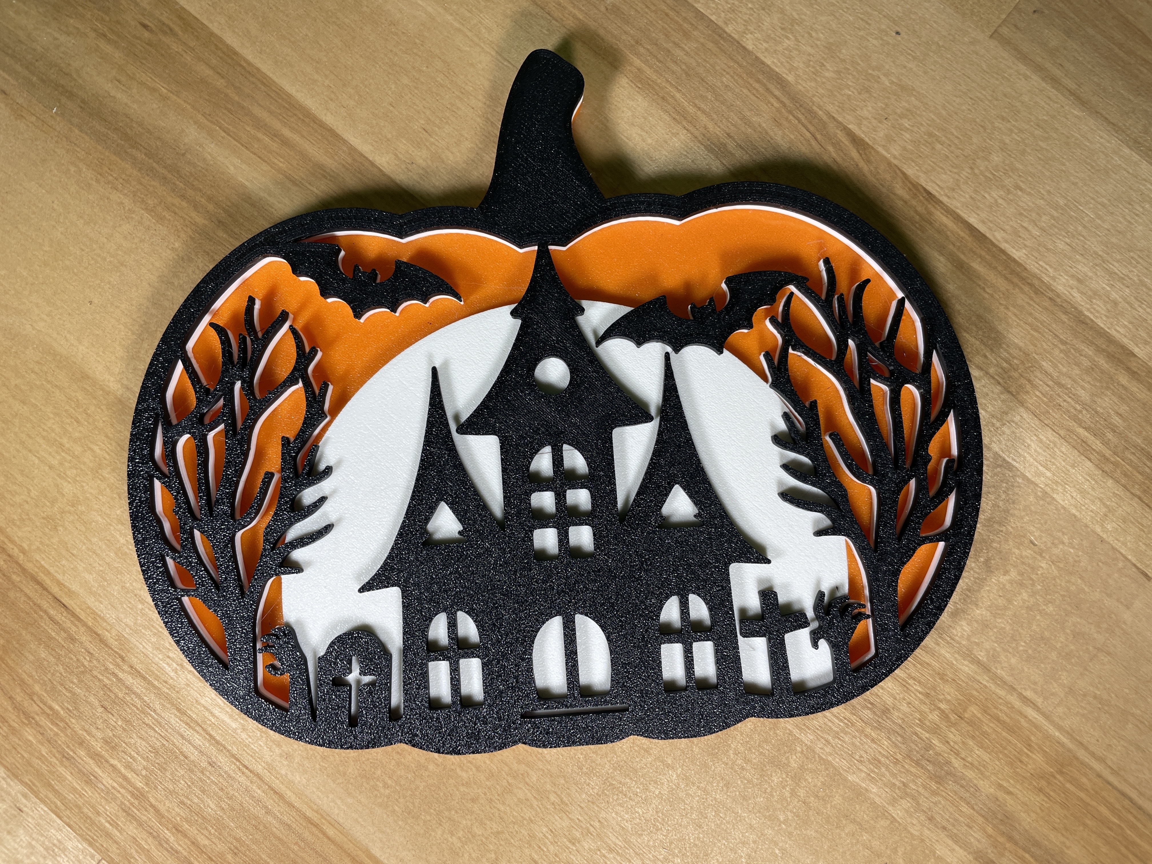 Layered Halloween Pumpkin #2