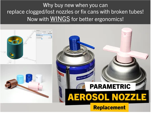 Parametric Aerosol Nozzle Replacement