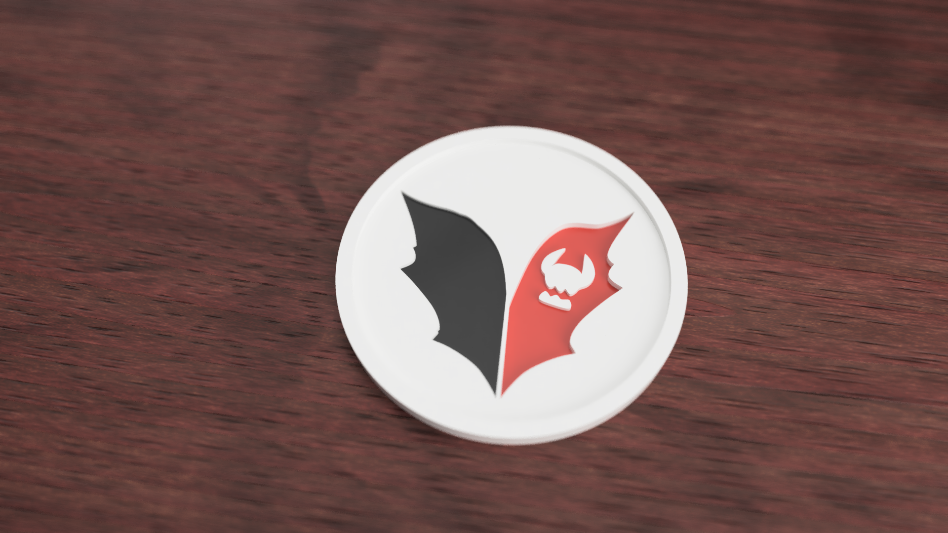 How to train your dragon - Toothless Tail Profile coaster 3 Colours!